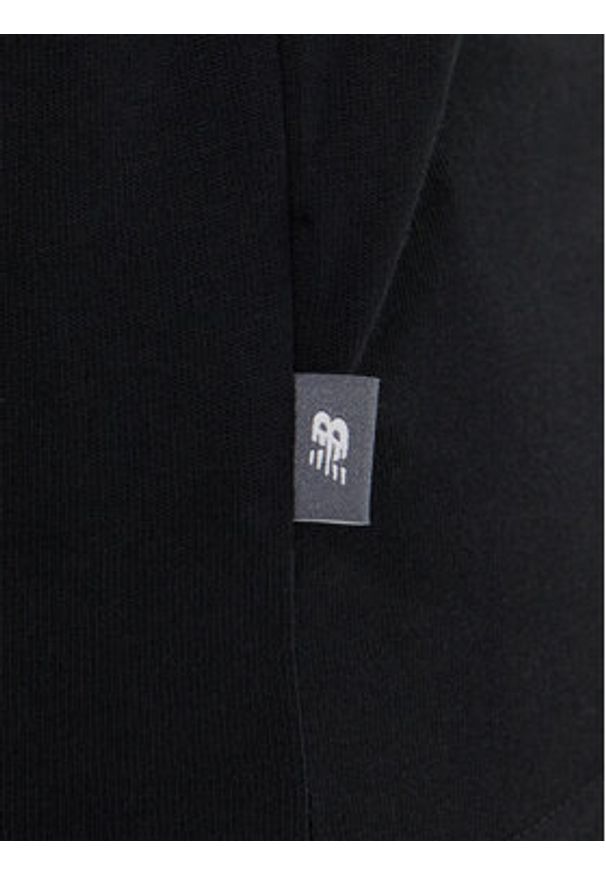 New Balance T-Shirt MT53921 Czarny Regular Fit. Kolor: czarny. Materiał: bawełna