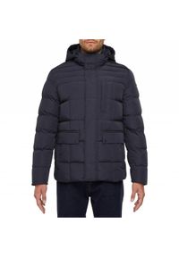 Kurtka Geox Model M Hilstone Kolor Niebieski. Kolor: niebieski. Materiał: tkanina