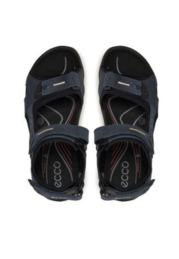 ecco - ECCO Sandały Offroad Yucatan M 06956402415 Czarny. Kolor: czarny. Materiał: nubuk, skóra