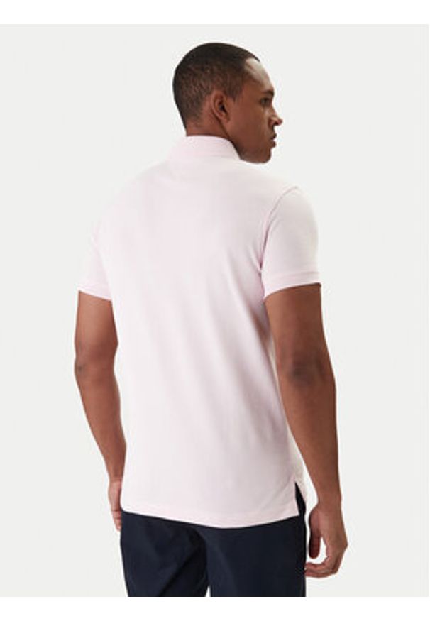 TOMMY HILFIGER - Tommy Hilfiger Polo 1985 MW0MW17771 Różowy Slim Fit. Typ kołnierza: polo. Kolor: różowy. Materiał: bawełna