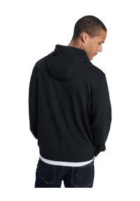 Quiksilver - Bluza z kapturem dla Mężczyzn COMP LOGO Czarny. Typ kołnierza: kaptur. Kolor: brązowy, zielony, wielokolorowy. Materiał: materiał, poliester, bawełna