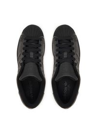 Adidas - adidas Sneakersy Superstar II JI0081 Czarny. Kolor: czarny. Materiał: skóra. Model: Adidas Superstar #2