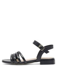 Badura Sandały E22-21451IBT Czarny. Kolor: czarny. Materiał: skóra #3