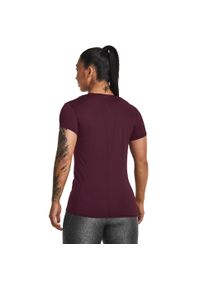 Koszulka damska Under Armour HG Armour SS. Kolor: czerwony. Sport: fitness