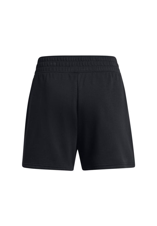 Szorty damskie Under Armour Rival Terry. Kolor: czarny, biały, wielokolorowy. Materiał: poliester, bawełna. Sport: fitness