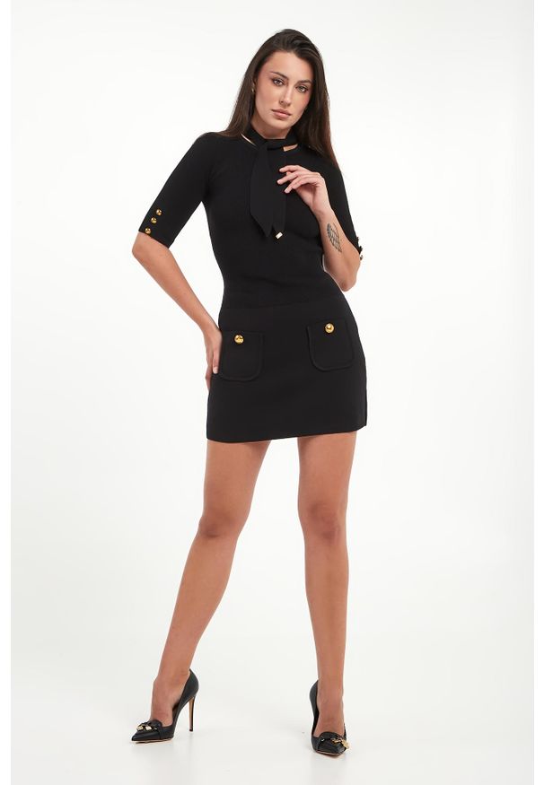 Elisabetta Franchi - Sukienka dzianinowa ELISABETTA FRANCHI. Materiał: dzianina