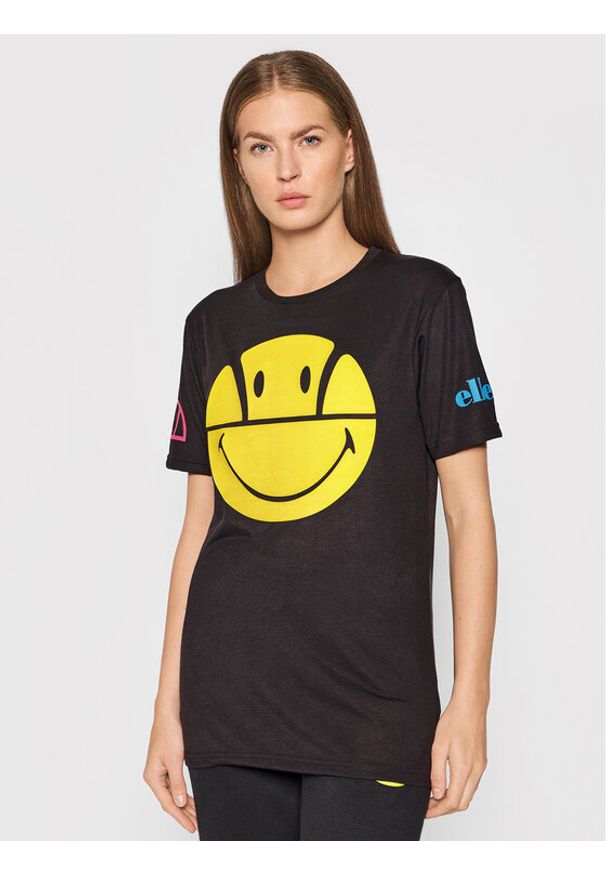 Ellesse T-Shirt Unisex SMILEY Preasuro Tee SML13079 Szary Regular Fit. Kolor: szary. Materiał: syntetyk