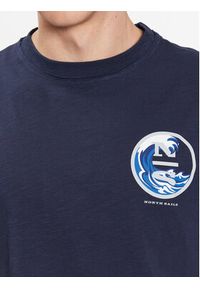 North Sails T-Shirt 692840 Granatowy Regular Fit. Kolor: niebieski. Materiał: bawełna #4