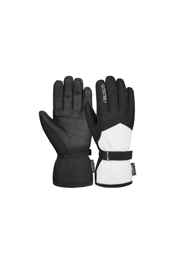 Reusch - Rękawice damskie REUSCH Moni R-TEX® XT. Kolor: czarny, biały, wielokolorowy. Sezon: zima. Sport: narciarstwo
