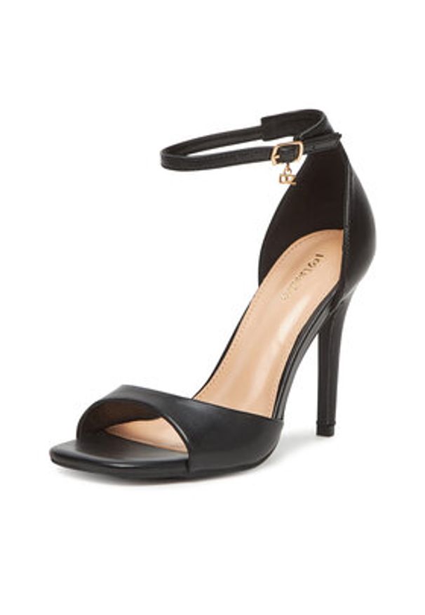 DeeZee Sandały GAF-8598-2 Czarny. Kolor: czarny. Materiał: skóra