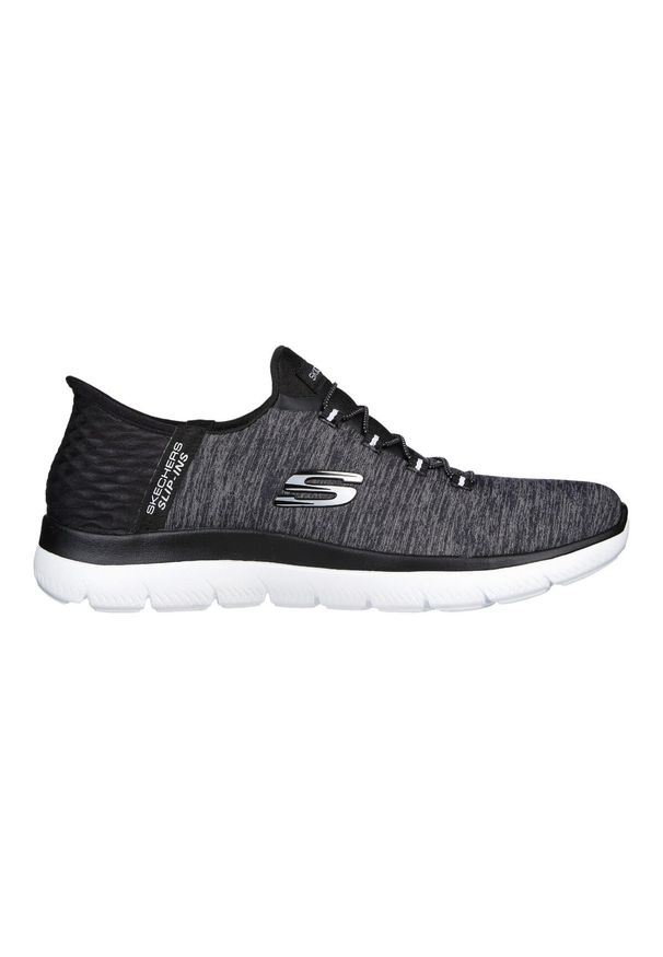 skechers - Buty Summits - Dazzling Haze Rozmiar 37 - 149937-BKW Szary. Zapięcie: bez zapięcia. Kolor: czarny. Materiał: dzianina. Szerokość cholewki: normalna. Wzór: melanż