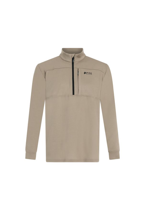 1/4 zip fleece Protest Graphic. Kolor: wielokolorowy, beżowy, brązowy. Materiał: polar. Sezon: zima