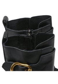 Gino Rossi Trapery 222FW105 Czarny. Kolor: czarny. Materiał: skóra #3