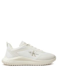 Calvin Klein Jeans Sneakersy Eva Runner Low Lace Ml Mix YM0YM00968 Biały. Kolor: biały #1