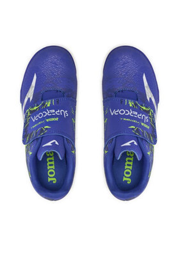 Joma Buty do piłki nożnej Super Copa Jr Turf SCJW2404TFV Niebieski. Kolor: niebieski. Materiał: materiał