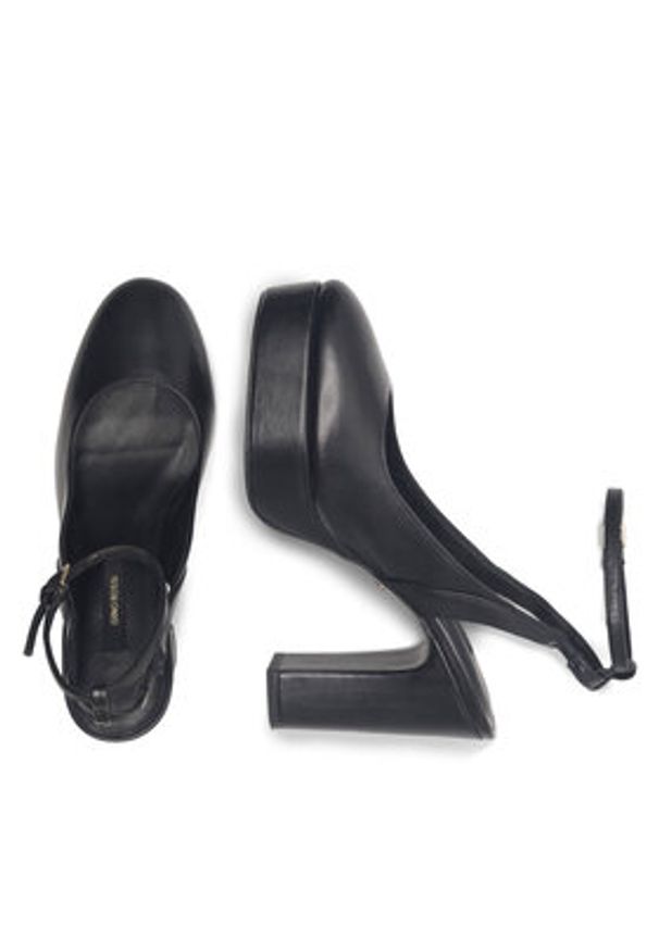 Gino Rossi - GINO ROSSI Czółenka COSENZA-110447 Czarny. Kolor: czarny. Materiał: skóra