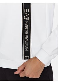 EA7 Emporio Armani Bluza 6RTM25 TJKWZ 1100 Biały Regular Fit. Kolor: biały. Materiał: syntetyk #4