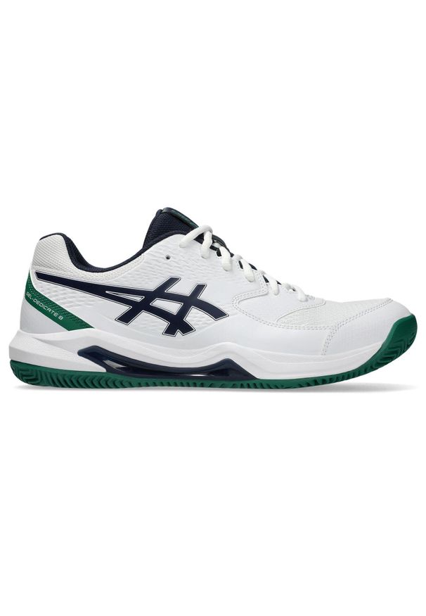 Buty do tenisa Asics Gel-Dedicate 8 Clay. Kolor: niebieski, zielony, biały, wielokolorowy. Sport: tenis