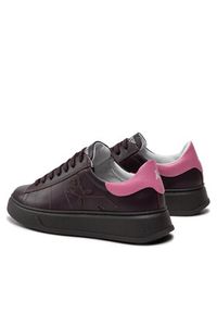 Patrizia Pepe Sneakersy 8Z9708/L011-J2Y2 Bordowy. Kolor: czerwony. Materiał: skóra #6