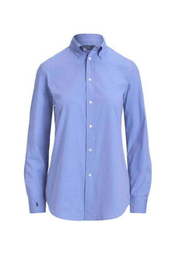 Polo Ralph Lauren Koszula 211941509001 Niebieski Slim Fit. Typ kołnierza: polo. Kolor: niebieski. Materiał: bawełna