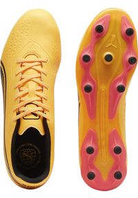 Buty piłkarskie męskie Puma King Match FG/AG. Kolor: wielokolorowy, pomarańczowy, czarny. Materiał: materiał, syntetyk, tkanina. Sport: piłka nożna