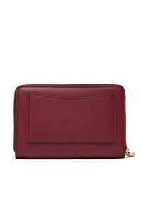 MICHAEL Michael Kors Mały Portfel Damski Jet Set Small Leather 32F4GJ6D0L Bordowy. Kolor: czerwony. Materiał: skóra