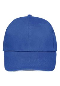 SOL'S - Czapka Z Daszkiem Buffalo 6 Panel. Kolor: biały, wielokolorowy, niebieski