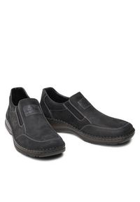 Rieker Półbuty 05354-00 Czarny. Kolor: czarny. Materiał: nubuk, skóra #5