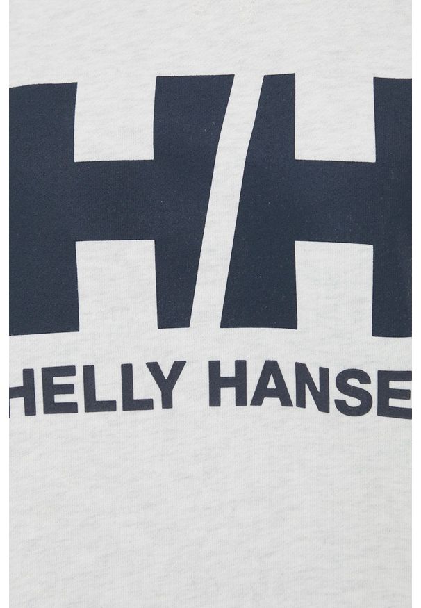 Helly Hansen bluza damska kolor różowy z nadrukiem. Okazja: na co dzień. Kolor: szary. Materiał: dzianina, bawełna. Długość rękawa: długi rękaw. Długość: długie. Wzór: nadruk. Styl: casual