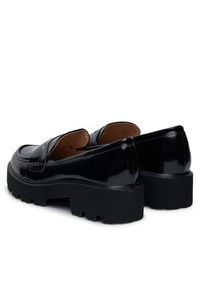 DeeZee Loafersy 3976-1 Czarny. Kolor: czarny. Materiał: materiał, skóra #5