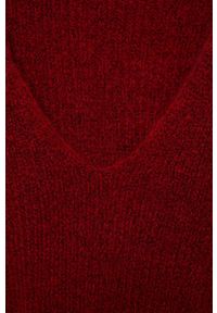 mango - Mango - Sweter Picky. Kolor: czerwony. Materiał: materiał, dzianina, akryl, elastan, poliester. Długość rękawa: długi rękaw. Długość: długie. Wzór: melanż #6