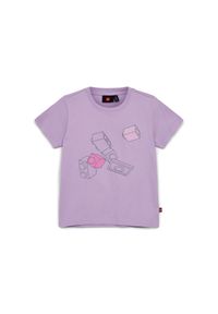 Koszulka Dziecięca LEGO Tano 204 Liliowa. Kolor: fioletowy #1
