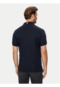 TOMMY HILFIGER - Tommy Hilfiger Polo Essential MW0MW35585 Granatowy Regular Fit. Typ kołnierza: polo. Kolor: niebieski. Materiał: bawełna