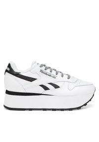 Reebok Sneakersy CLASSIC LEATHER TRIPLE LIFT 100209620 Biały. Kolor: biały. Materiał: skóra. Model: Reebok Classic #1