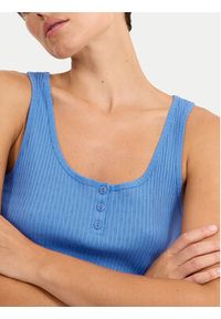 Triumph Top Mix & Match 10227215 Niebieski Regular Fit. Kolor: niebieski. Materiał: bawełna #3