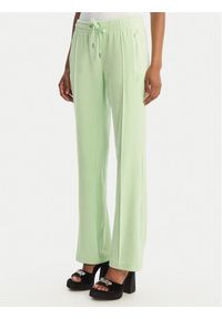 Juicy Couture Spodnie dresowe Tina JCWBJ126327 Zielony Straight Leg. Kolor: zielony. Materiał: syntetyk #1