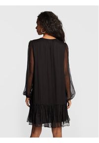 Nissa Sukienka koktajlowa RS13461 Czarny Regular Fit. Kolor: czarny. Materiał: jedwab. Styl: wizytowy #4