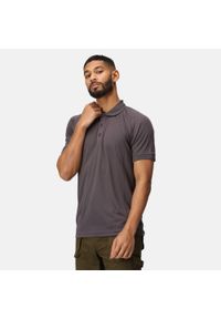 Regatta - Koszulka polo robocza męska Coolweave. Typ kołnierza: polo. Kolor: niebieski. Materiał: materiał. Sport: turystyka piesza #1