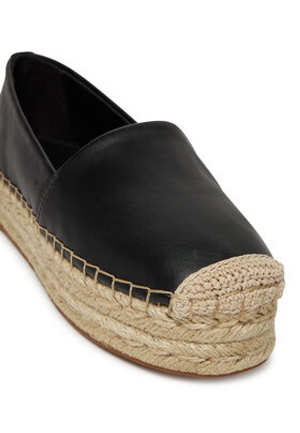 MICHAEL Michael Kors Espadryle Lynn 40S5LYFP1L Czarny. Kolor: czarny. Materiał: skóra