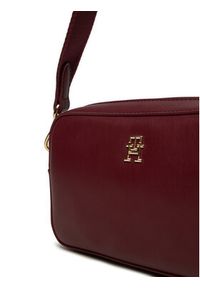 TOMMY HILFIGER - Tommy Hilfiger Torebka AW0AW16894 Bordowy. Kolor: czerwony. Materiał: skórzane #6