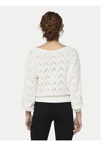 only - ONLY Sweter Brynn 15222853 Biały Regular Fit. Kolor: biały. Materiał: bawełna #4