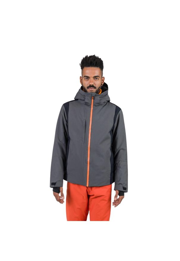 Kurtka Narciarska Rossignol męska Velika JKT szara. Kolor: szary. Sezon: zima. Styl: wakacyjny