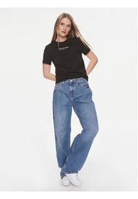 Tommy Jeans T-Shirt Essential DW0DW17359 Czarny Regular Fit. Kolor: czarny. Materiał: bawełna #3