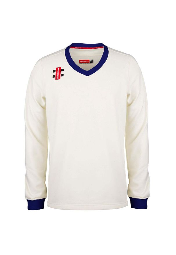 GRAY-NICOLLS - Sweterek dla dzieci Gray-Nicolls Pro Performance. Kolor: niebieski, biały, wielokolorowy