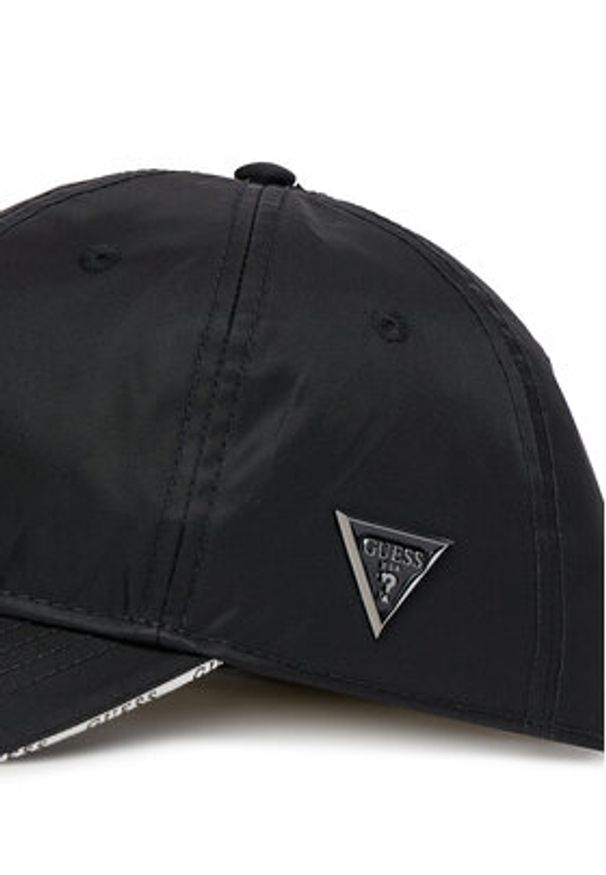 Guess Czapka z daszkiem AM9537 NYL01 Czarny. Kolor: czarny. Materiał: materiał, syntetyk