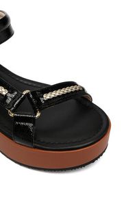 Liu Jo Sandały Flo 05 SA6151 EX226 Czarny. Kolor: czarny. Materiał: skóra #4