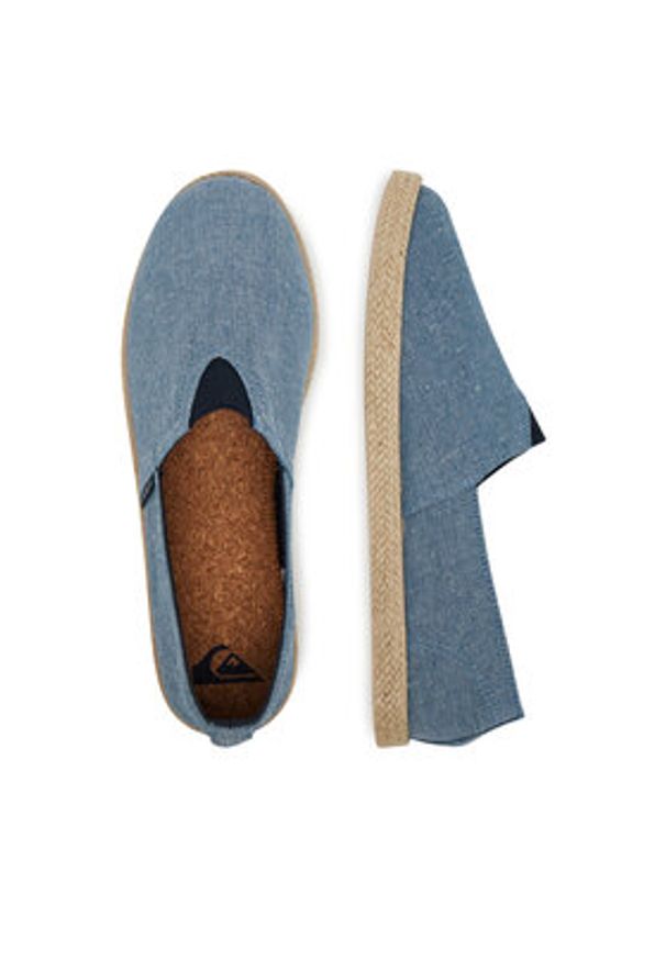 Quiksilver Espadryle WAVESTRIDE-01 Niebieski. Kolor: niebieski. Materiał: materiał