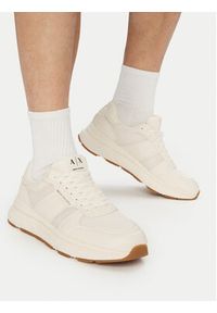Armani Exchange Sneakersy XM002634 AF17352 M0107 Biały. Kolor: biały. Materiał: skóra #3