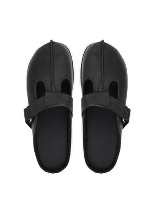 Ugg Klapki W Goldenstar Hi Clog 1169591 Czarny. Kolor: czarny. Materiał: skóra