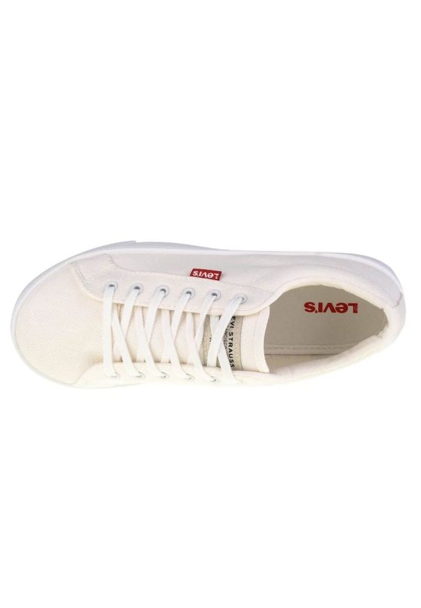Levi's® - Levis Buty Levi's Malibu 2.0 W 234198-634-50 białe. Okazja: na co dzień. Kolor: biały. Materiał: materiał, guma, syntetyk. Szerokość cholewki: normalna. Styl: casual